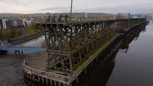 Dunston Coal Staithes in Gateshead