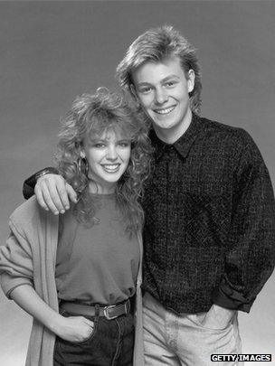 Kylie Minogue and Jason Donovan in 1987