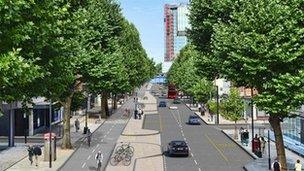 Plan for Blackfriars Road