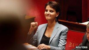 Women's Rights Minister Najat Vallaud-Belkacem, 4 Dec