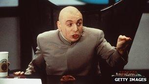 Dr Evil, as portrayed by Mike Myers