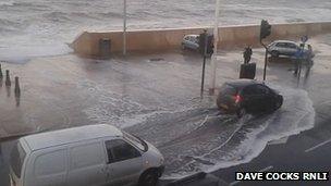 Tidal surge at Redcar