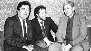 John Hume, Sean Farren and Seamus Mallon in 1983