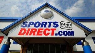 Sports Direct store in Tamworth