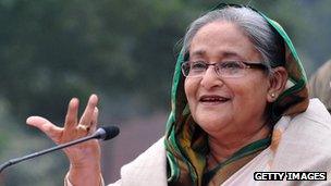 Bangladeshi premier Sheikh Hasina