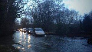 Flooding in Sonning