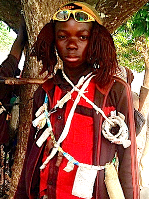 Anti-balaka child fighter