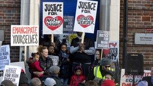 Vigil for Mark Duggan