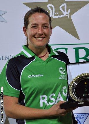 Isobel Joyce was named player of the match after Sunday's game