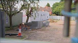 St Luke's Hospital building site