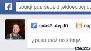 Facebook upside down egg
