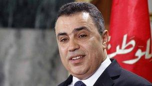 Tunisia"s Prime Minister Mehdi Jomaa