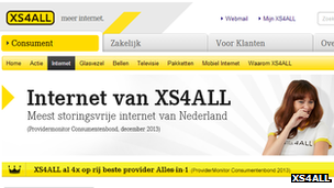 XS4All website