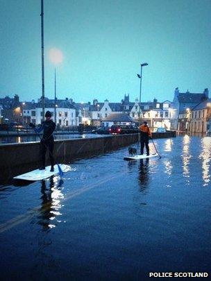 Flooding in Stornoway