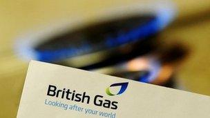 British gas flame