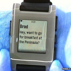 Pebble smartwatch