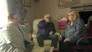 The Heseltine family using their e-cigarettes