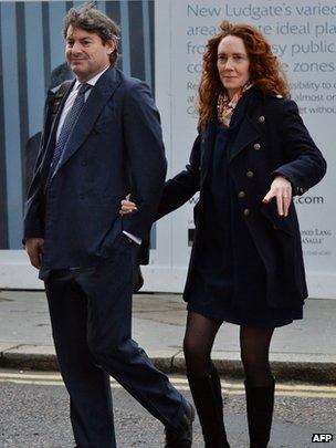 Charlie and Rebekah Brooks