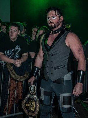 Jack Jester is one of ICW's hardcore heavyweights