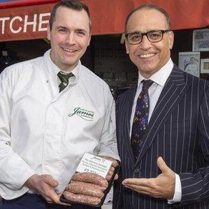 James Lally and Theo Paphitis