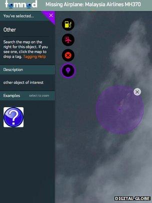 Tomnod screenshot