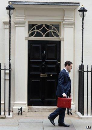 George Osborne at 11 Downing Street