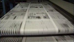 Printing the Peterborough Telegraph