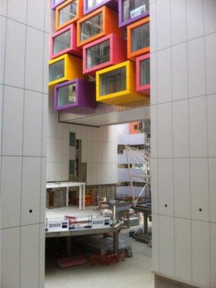 atrium at new hospital