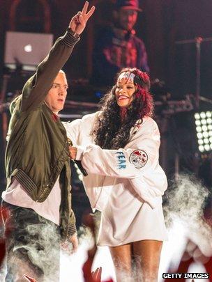 Rihanna and Eminem