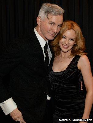 Baz Luhrmann and Kylie Minogue