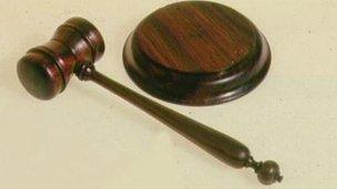 File photo: A judge's gavel