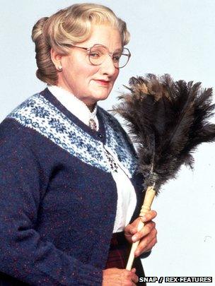 Robin Williams as Mrs Doubtfire