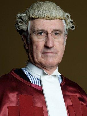 Lord Gill in his civil robes