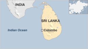 Map of Sri Lanka