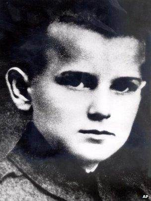 Pope John Paul II as a child