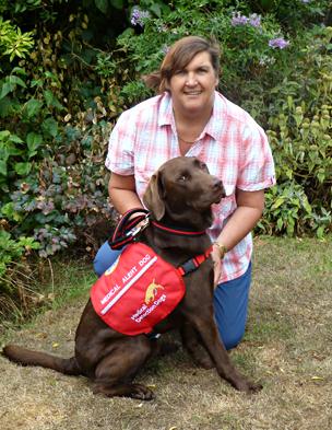 Karen Ruddlesden and Coco