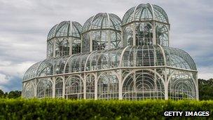 Botanical gardens in Curitiba