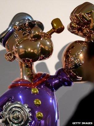 Jeff Koons' Popeye