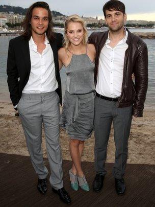 Daniel Zovatto, Maika Monroe and David Robert Mitchell