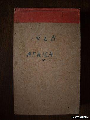 George Rodger's diary