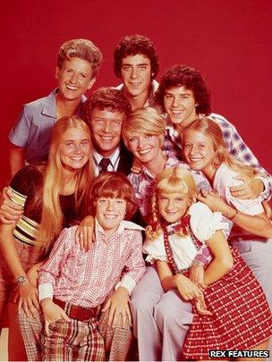 'The Brady Bunch' - Mike Lookinland, Susan Olsen, Maureen McCormick, Robert Reed, Florence Henderson, Eve Plumb, Ann B Davis, Barry Williams, Christopher Knight