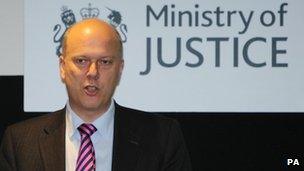 Justice Secretary Chris Grayling