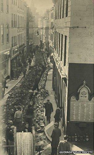 World War One shrine at the top of the High Street, Guernsey