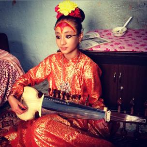 Shobha Bhajracharya plays her sarod