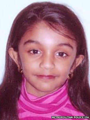 Five-year-old Thusha Kamaleswaran