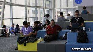 Attendees at Google I/O