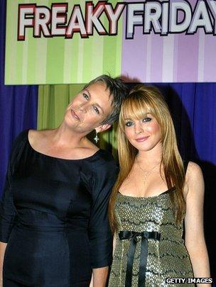 Jamie Lee Curtis and Lindsay Lohan