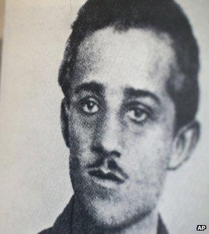 Bosnian Serb nationalist Gavrilo Princip