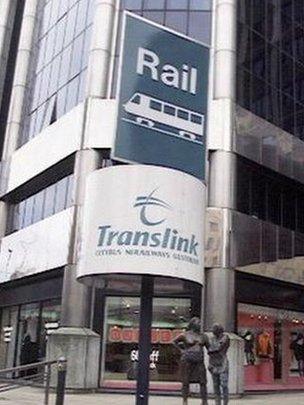 Translink sign