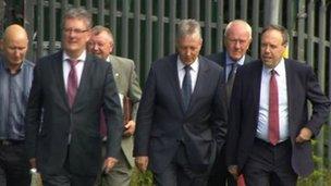 Unionist leaders